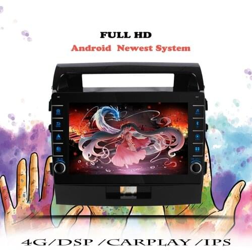 Car Radio 2din Android 10 GPS Multimedia Player Navigation For Toyota Land Cruiser 11 200 2007 2008 09-2015 Car Radio Stereo DVD