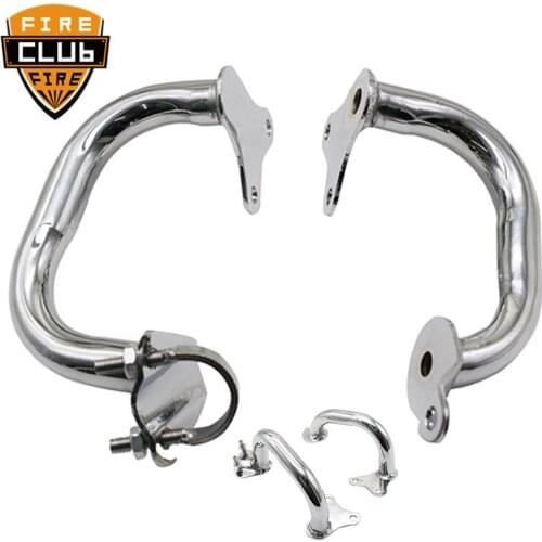 Motorcycle Bumper Highway Crash Bar Engine Guard Front Side Protector For CB750 CB 750 1993 - 2011