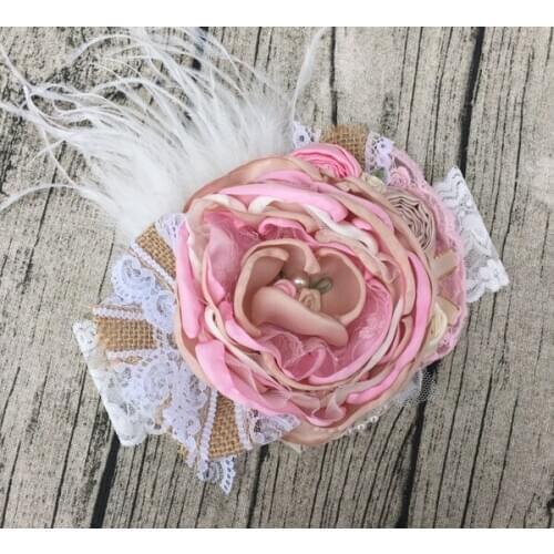 Free Shipping Flower Girl Headband Kids Hair Accessories Photo Prop