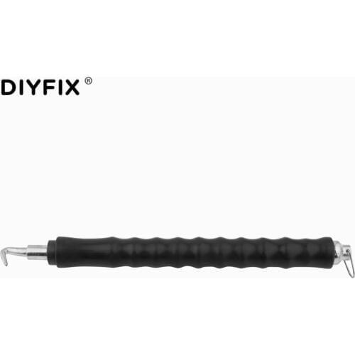 DIYFIX Rebar Hook Semi-automatic Straight Pulling Wire Tie Concrete Metal Wire Winding Twisting Fence Tool
