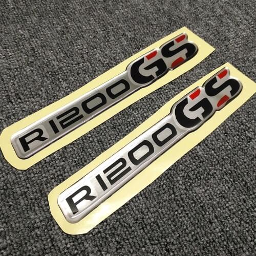 For BMW R1200GS R1200 R 1200 GS Motorcycle Stickers Side Panel Protector Fairing Emblem Tank Pad Aluminum Case ADV Adventure