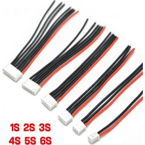 5pcs/lot 2S 3S 4S 5S 6S Balance Lipo Battery Charger Cable Wire Lead Extension New Charged Cable Lead Cord