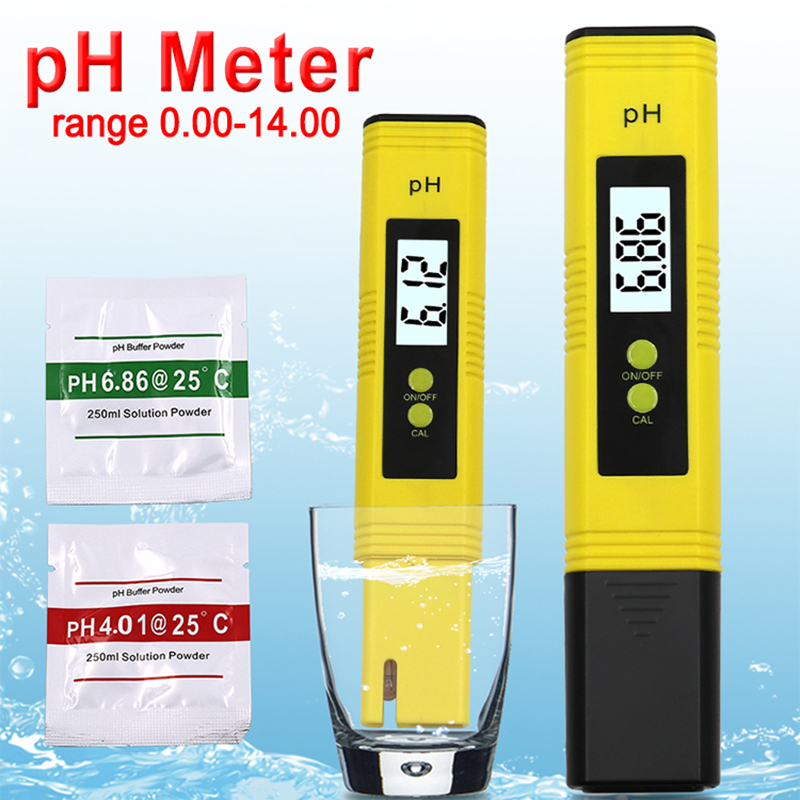Water PH Meter Pocket Pen Digital 0.01 Measuring Water Quality Purity automatic calibration for Laboratory Aquarium Pool 40%off