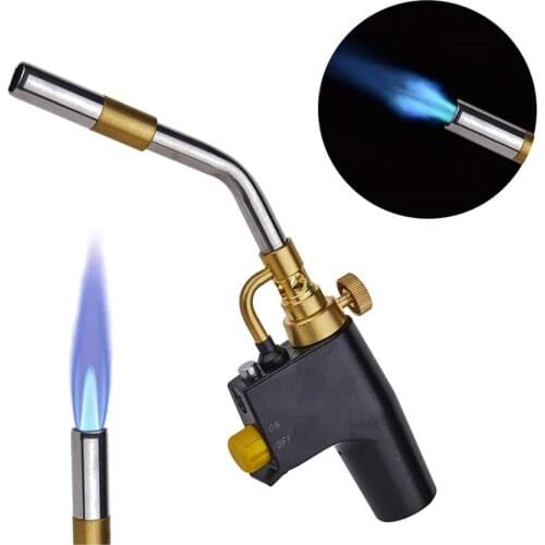 MAPP Propane Gas Welding Torches Plumbing Blow Torch Soldering Tool Metal Flame Gun Brazing Welding Quick Fire Solder Burner
