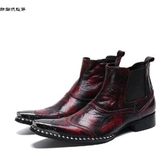 2020 Genuine Leather rivets Winter Tactical Boots Men Breathable Camouflage Army Desert Safety Red Shoes Military Combat Boots