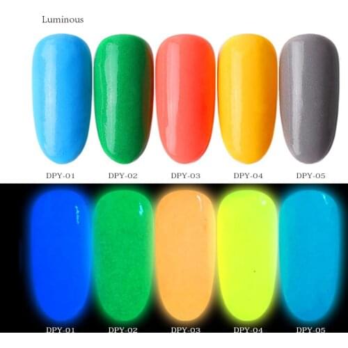 Night Art Glitter Dipping Powder Fluorescence Pigment Ultrafine Glitter Glow Nail Powder @ME88