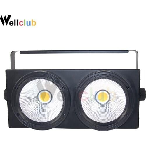 2x100w DMX Stage Lighting Cool+Warm White Led Blinders Wall Washer Theate Uplight