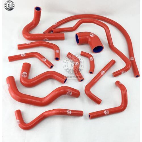 Silicone Radiator Hose For Mazda Mx5 MK1 1.6 1989-1998(13PCS) red/blue/black