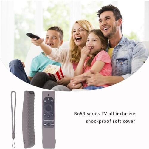 Silicone Remote Control Protective Case For Samsung Smart TV BN59-01312A 01312H BN59 01241A 01242A Remote Cover Shockproof
