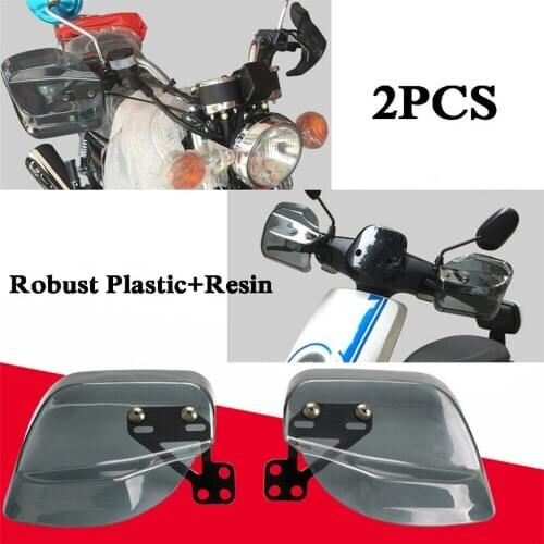 CIRPRIE Motorcycle Handlebars Hand Guard Shells Protector Solid For Rearview Mirror Base Windshield Cover Universal Hand Cover