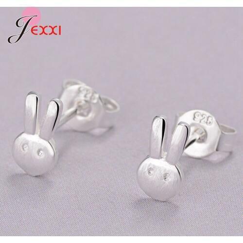 Promotion Sale 11 Option S925 Silver Stud Earring for Little Girl Child Ear Decoration Birthday Gift 925 Sterling Silver Jewelry