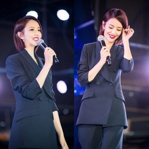 Women Black Blazer 2021 Spring Fashion Slim Office Lady Business Suit Coat Hot selling Outwear Female