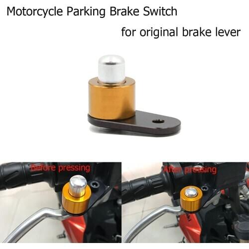 Motorcycle Parking Brake Switch semi-Automatic Control Lock for Original Motorcycle Brake Clutch Lever