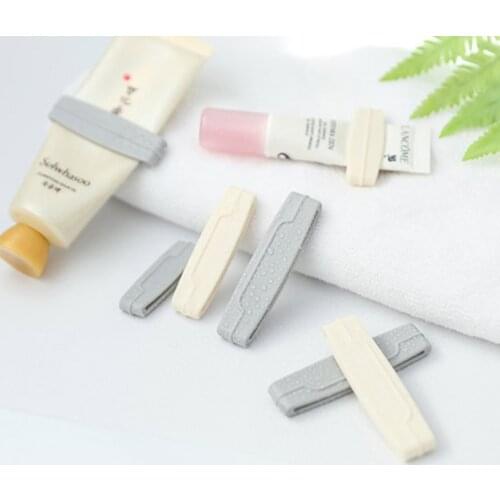 3 Pcs Multipurpose Squeeze Ease Tube Squeezer Toothpaste Clip Random Color