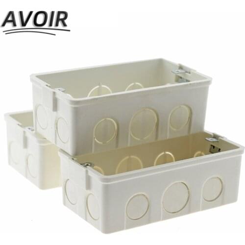 Avoir Mounting Wire Box Installation Cassette Junction Box 146MM*86MM Wall Junction Dark Box Light Switch Socket Hidden Box
