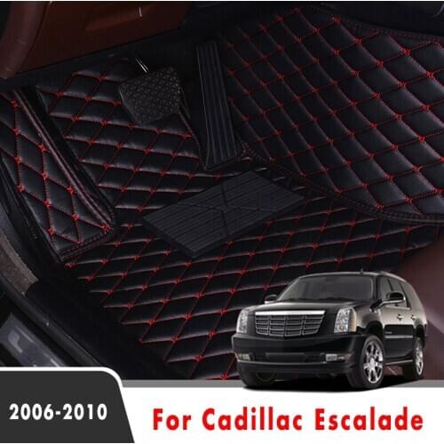 Car Floor Mats For Cadillac Escalade 2010 2009 2008 2007 2006 7 Seater Carpets Custom Styling Car Accessories Interior Cover Rug