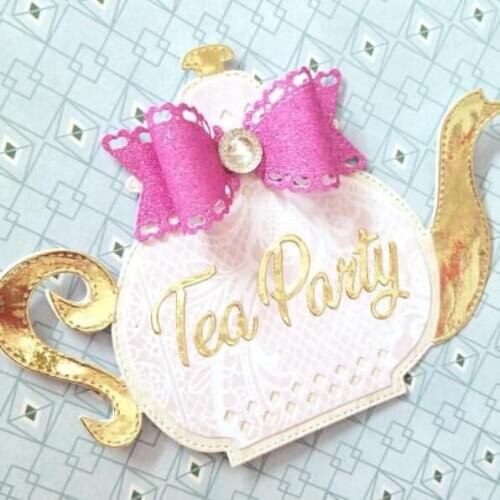 YPP CRAFT Teapot Tea cup Metal Cutting Dies for DIY Scrapbooking Stamp/photo album Decorative Embossing DIY Cards
