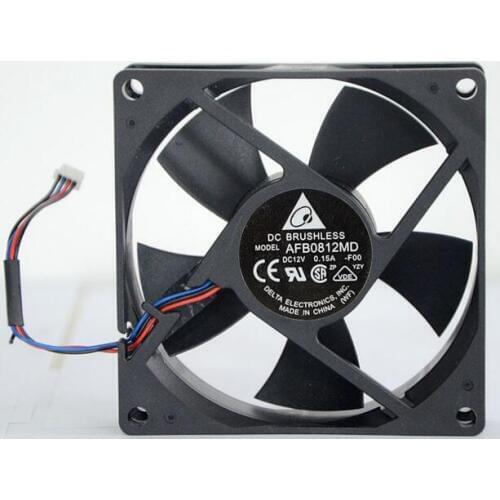 Delta AFB0812MD 80*80*20 DC 12V 0.2A three wire chassis power supply fan cooling device