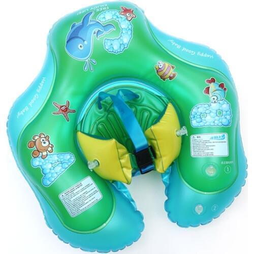 Baby Swimming Ring Inflatable Infant Armpit Floating Kids Swim Pool Accessories Circle Bathing Inflatable Double Raft Rings Toy