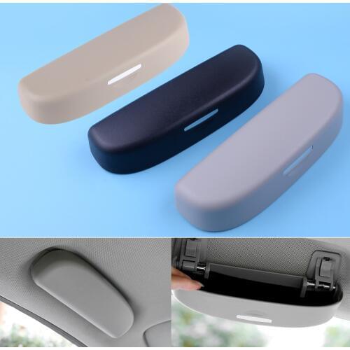 DWCX 20x6.7 cm Black/Beige/Grey ABS Sunglasses Holder Case Box Clip Fit for BMW 1 3 4 5 X1 X3 X5 F20 F30 F10 F15