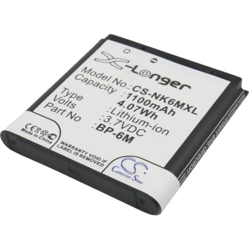 Cameron Sino Mobile SmartPhone Replacement Li-ion Battery 1100mAh For BP-6M SVP 3250, 3250 XpressMus Free Tools