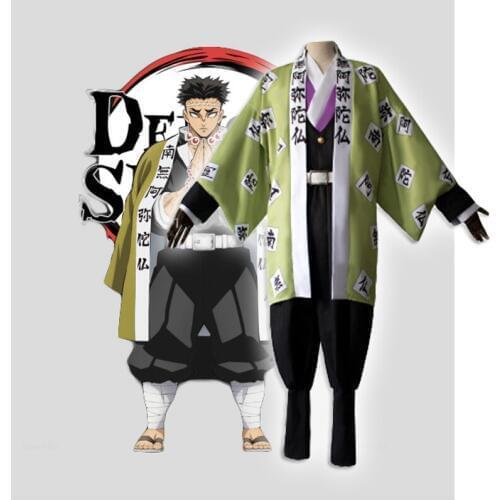 Kimetsu no Yaiba Demon Slayer Cosplay Costume Himejima Kyoumei Nezuko Agatsuma Zenitsu Tomioka Giyuu Muzan Cosplay anime