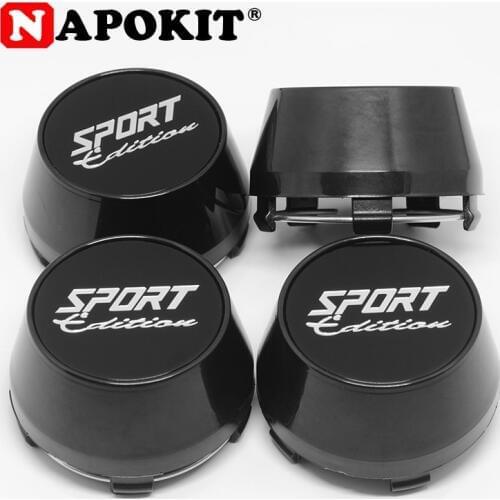 4pcs 60MM OD 56mm ID SPORT Edition Racing Car Truck Wheel Center Hub Caps Wheel Rim Dust-proof Cover Car Refit Repair Decoration