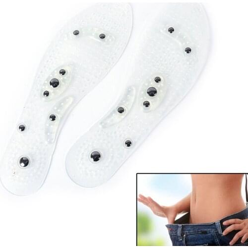Magnetic Therapy Magnet Foot Massage Insoles Men/ Women Shoe Invisible Pads