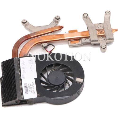 NOKOTION 610777-001 595133-001 for hp Pavilion DV6 DV6T DV6-3000 Laptop cooling FAN heatsink