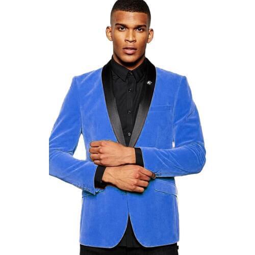 2020 New Mens Slim Fit Two Pieces Suits Business Groom Tuxedos Blazer For Wedding Prom Wear Party Evening Dress(Jacket+Pants)