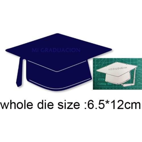 2021 New Metal Cutting Dies Cut Mold Graduation Hat Decoration Scrapbooking Paper Craft Knife Mould Blade Punch Stencils dies