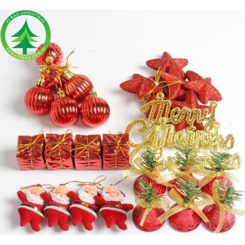 New Christmas decoration pendant 28 pieces / set christmas decoration supplies