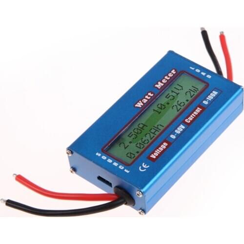 Simple Dc Power Analyser Watt Volt Amp Meter 12V 24V Solar Wind Analyzer Power And Quantity Tester. Analyzer Ammeter Ts-68691