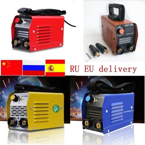 RU EU delivery 20-250A Inverter Arc Electric Welding Machine IGBT MMA ARC ZX7-250 Welder