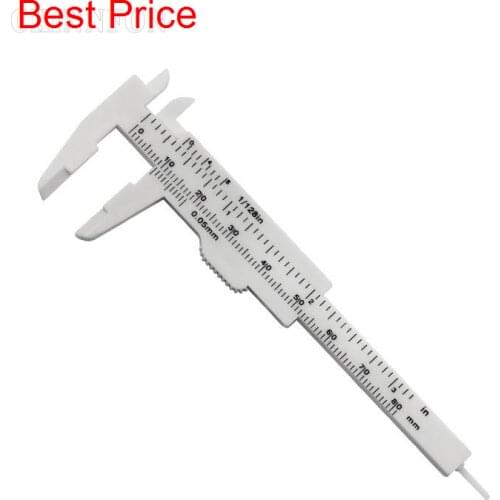 500Pcs/Lot 4 Colors To Choose Vernier Caliper Ruler Plastic 80mm Ruler Ultra Precision Essential Tool For Jewelers