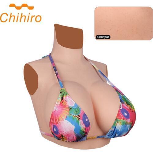 5th Generation Skinspot Silicone/Cotton Crossdressing Fake Breast Forms Boobs For Crossdressers Drag Queen Crossdress Prothesis