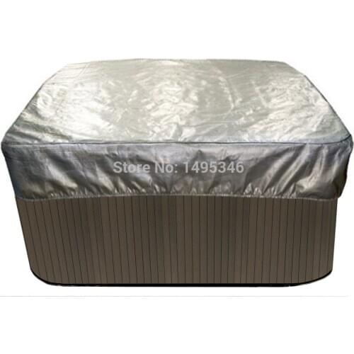 Spa bag for keeping warm in winter, size 213cmx213cnx90cm, hot tub bag and spa sun shield can be customzed any shape and size