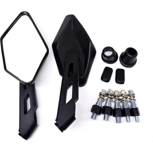 Motorcycle Universal Rear View Mirrors For Kawasaki Honda Suzuki Kawasaki Ducati BMW VT VTX Street Bike Rearview mirror