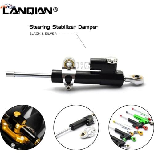 Universal Motorcycle CNC Damper Steering Stabilizer Linear Reversed Safety Control for HONDA NC 700 NC 750 NC700 X/S NC750 CTX70