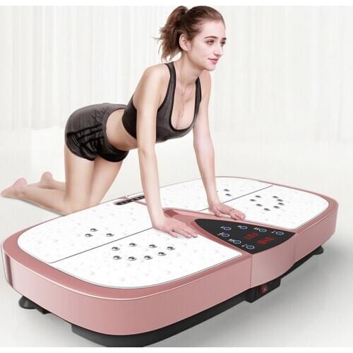 Free shipping whole body vibration plate with music, fitness vibration platform, crazy fit massage