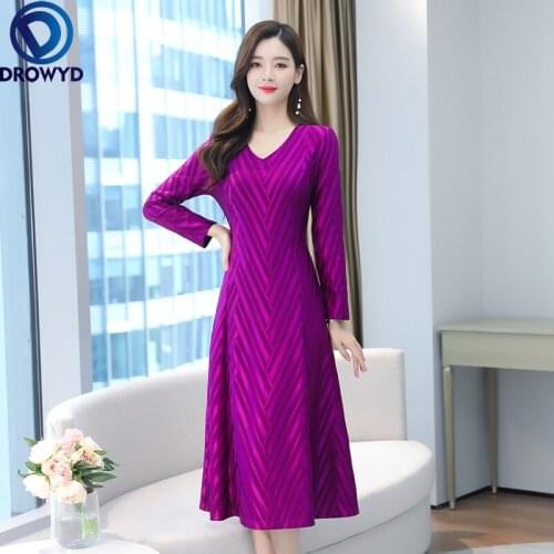 New Autumn Winter Vintage Solid Red Midi Dress 2021 Sexy V-neck Bodycon Maxi Dresses Women Party Long Sleeve Elegant Vestidos