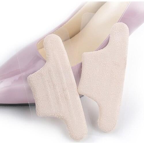 Women Heel Back Pad High Quality Soft Silicone Invisible High Heels Insole Pain Blisters Relief Foot Care Tool 1 Pair