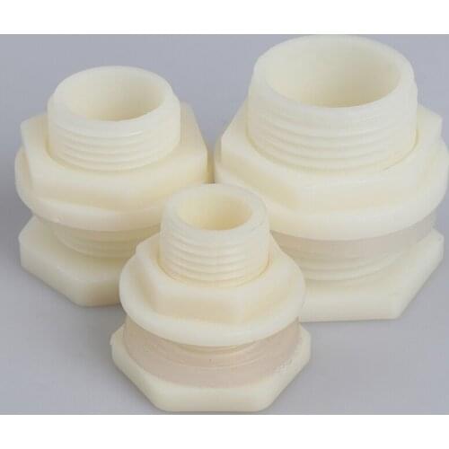 1pc ABS ID 20mm 25mm 32mm Fish Connector Tank Drain Pipe Accessories Aquarium Joints Water Pipe Fittings 1/2 Inch 3/4" Drainage