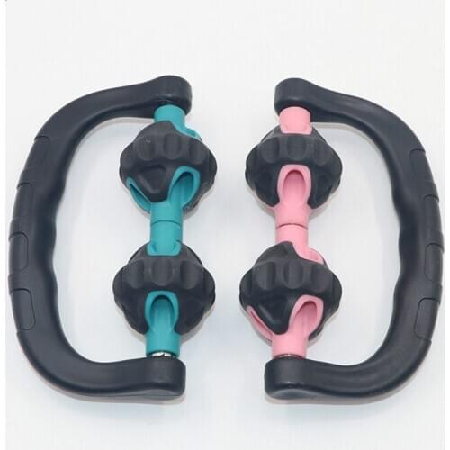 1 pcs Handhold Trigger Point Massage Roller for Arm Leg Neck Muscle Tissue for Fitness Gym Yoga Pilates Sports