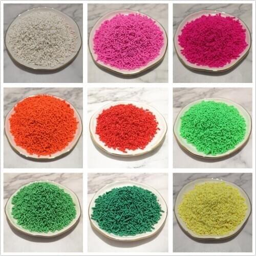 100g 2-5mm Long Cylindrical Polymer Hot Soft Clay Sprinkle Colorful for DIY Crafts Tiny Cute Plastic Klei Accessory