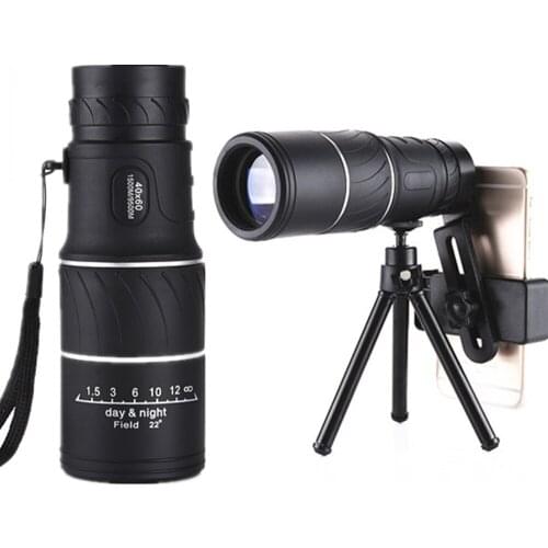 16x52 Monocular High-powered HD Night Vision Telescope Adult Non-Infrared Mobile Phone Eyeglasses monocular telescope