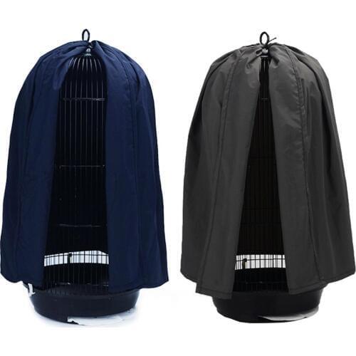 New Bird Cage Cover Breathable Windproof Bird Parrot Nests Cover Round Cage Shield Light Proof Cage Cover Bird Supplies