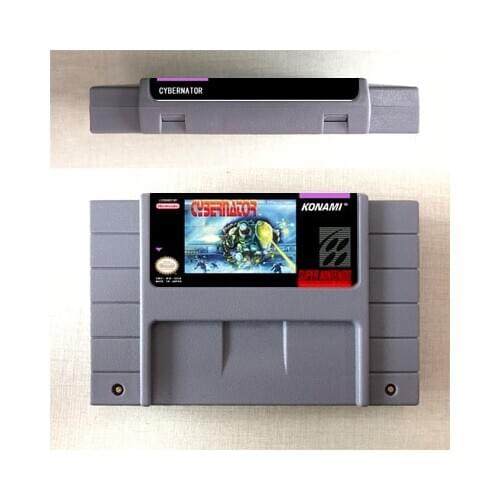 Cybernator - Action Game Card US Version English Language