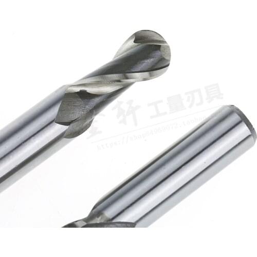 Straight-shank ball end milling cutter R0.5-R12.5 HSS end milling cutter R