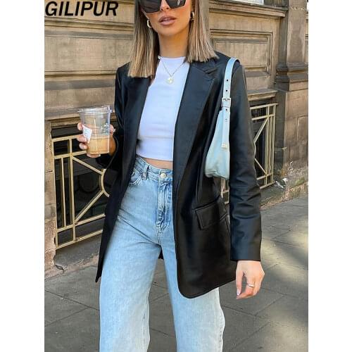 GILIPUR Women's Leather Jackets